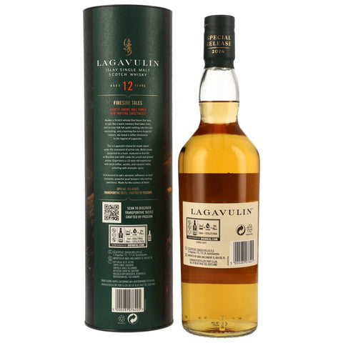 Lagavulin 12 ans Contes au coin du feu - Sorties spéciales Diageo 2024
