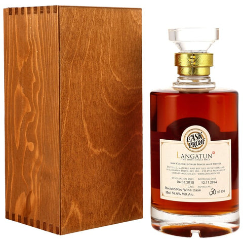Langatun 2018/2024 - 6 y.o. - Recioto Red Wine Cask - Cask Proof