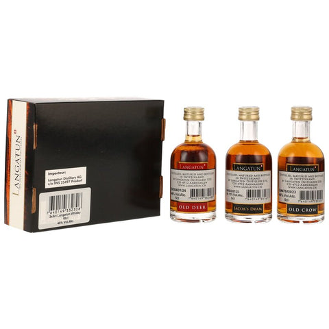 Collection Langatun 3 x 0,05 - Old Crow/Old Deer/Jacobs Dram