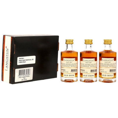Langatun Collection 3 x 0,05 Old Crow/Old Deer/Old Wolf - 46% Neue Ausstattung