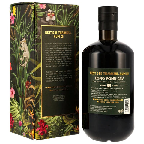 Long Pond 22 yo - CRV Single Cask #1577 - Rest &amp; Be Thankful