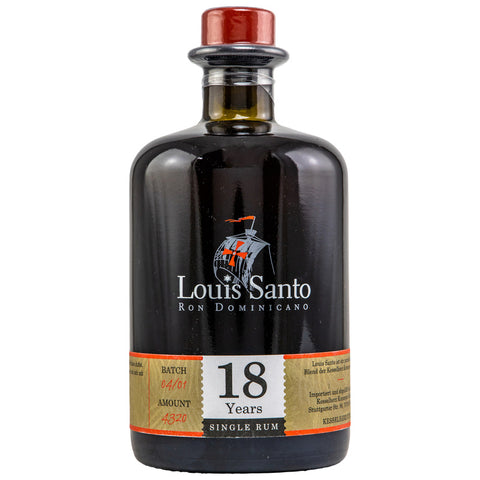 Louis Santo Single Rum 18 yo Bourbon Cask Finish