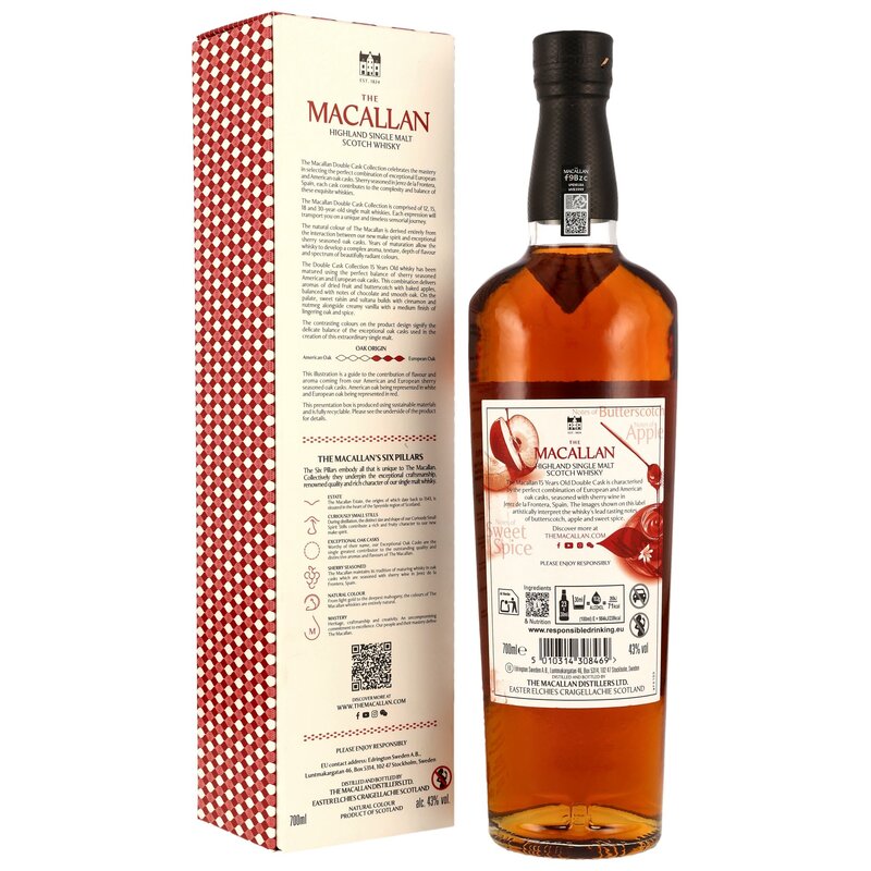 ウイスキー The Macallan 15 Year Old Double Cask Buy Macallan 15 y.o. - Whisky Switzerland