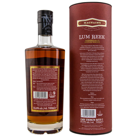 MacNair's Lum Reek 10 ans Cask Strength Lot 2