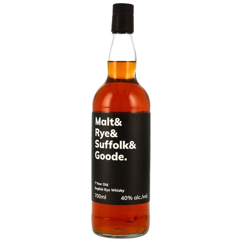 Malt & Rye & Suffolk & Goode - 7 y.o. English Rye Whisky