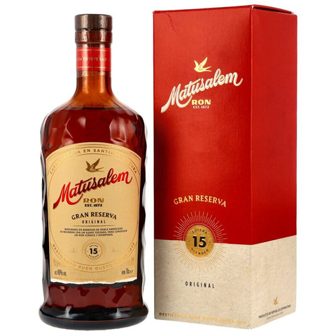 Matusalem 15 Gran Reserva - new equipment 2025