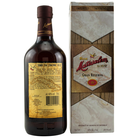 Matusalem 15 ans Gran Reserva - en GP