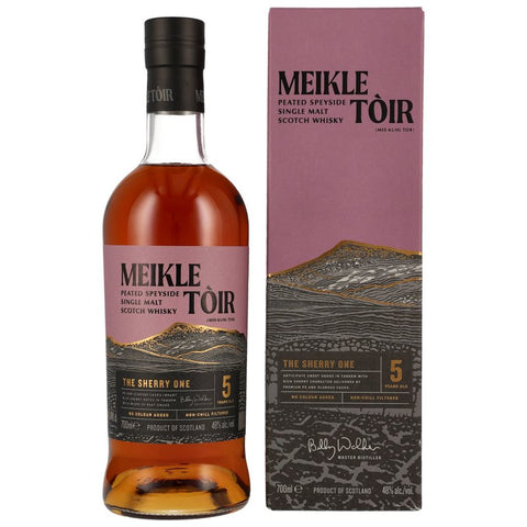 Meikle Toir 5 ans The Sherry One - GlenAllachie fortement tourbé
