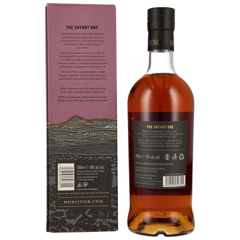 Meikle Toir 5 ans The Sherry One - GlenAllachie fortement tourbé