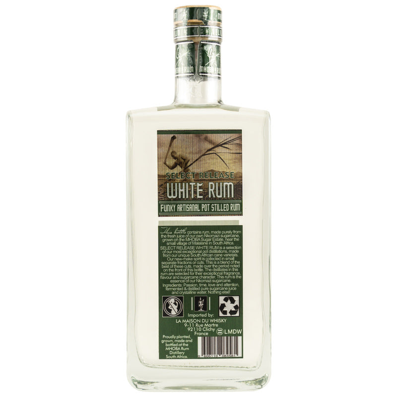 Mhoba Rum - Select Release White Rum