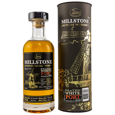 Millstone 2018/2022 - 4 ans - Single Malt Peated White Port Cask - Spécial #25