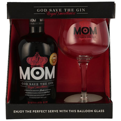 Maman Dieu sauve le Gin - Douceur Royale avec verre