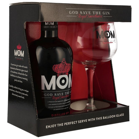 Maman Dieu sauve le Gin - Douceur Royale avec verre