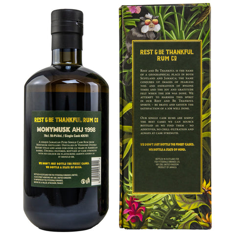 Monymusk 1998/2022 - 23 ans - AHJ Single Cask #26761 - Rest &amp; Be Thankful
