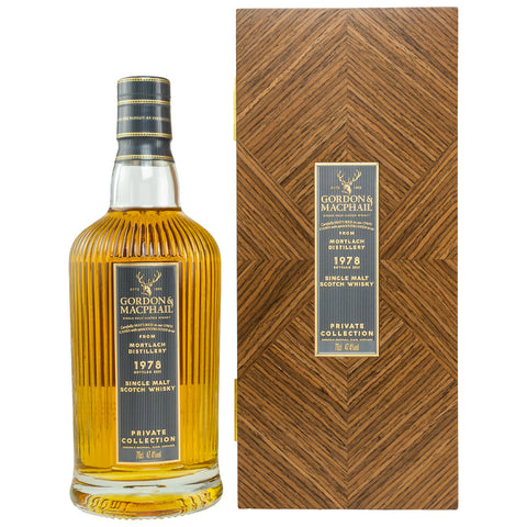 Mortlach 1978/2021 G&amp;M PVC Collection Privée Fût #996