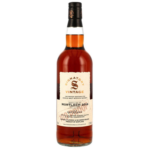 Mortlach 2014/2026 - 12 y.o. - 1st Fill & Refill Sherry Butts - Signatory 100 PROOF Edition #73