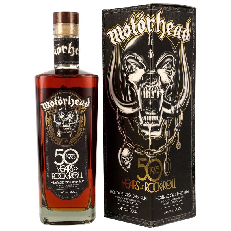 Motörhead 50 Years of Rock & Roll Heritage Dark Rum kaufen - Rum Schweiz