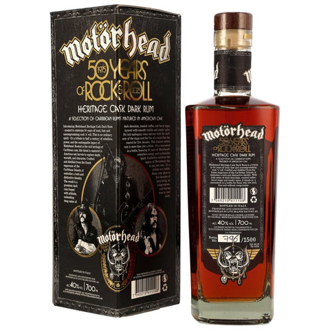 Motörhead 50 Years of Rock & Roll Heritage Dark Rum