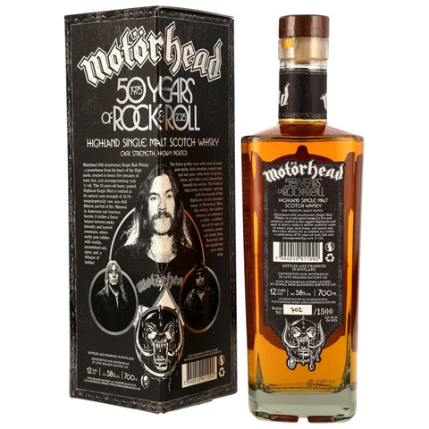 Motörhead 50 Years of Rock & Roll Highland Single Malt Scotch Whisky 12 y.o.