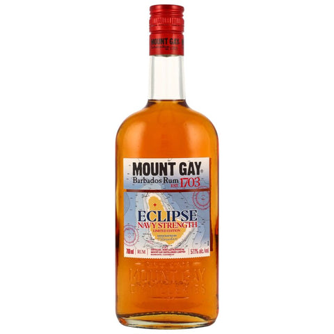 Mount Gay 1703 Eclipse Rum - 0.7 Navy Strength Limited Edition