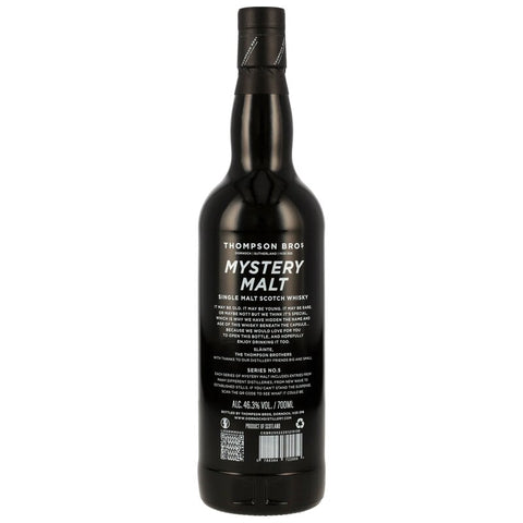 Mystery Malt Series #5 - Single Malt Scotch Whisky - Thompson Bros.