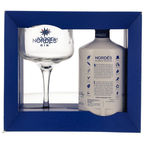 Nordes Gin mit Glas