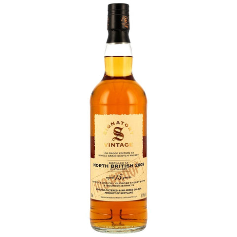 North British 2009/2025 - 15 ans - Signatory 100 PROOF Grain Edition #2