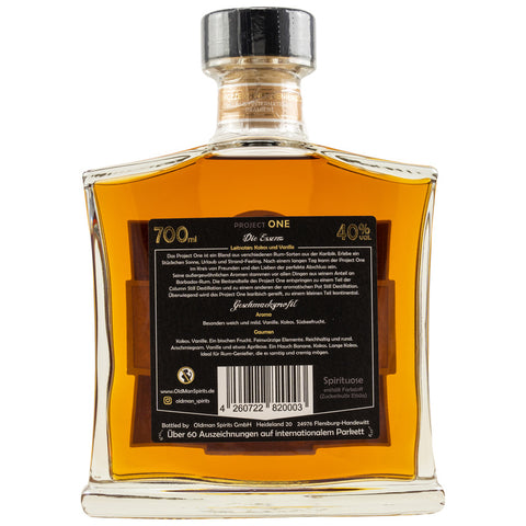 Old Man Rum Project One - Esprit des Caraïbes