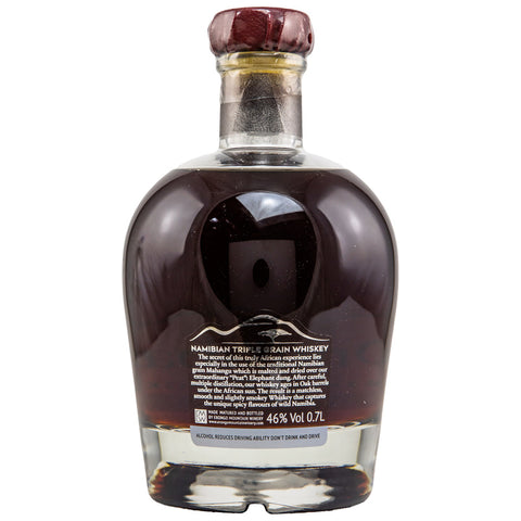 Ondjaba Gravino Le whisky triple grain namibien