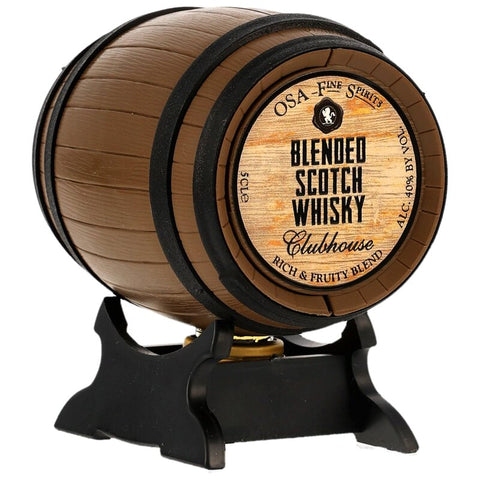 OSA Fine Spirits Clubhouse Mini-Cask Barrel Blended Scotch Whisky Nouvel équipement 2025