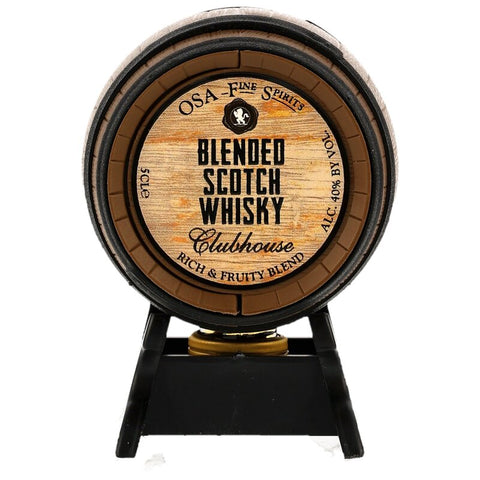 OSA Fine Spirits Clubhouse Mini-Cask Barrel Blended Scotch Whisky Nouvel équipement 2025