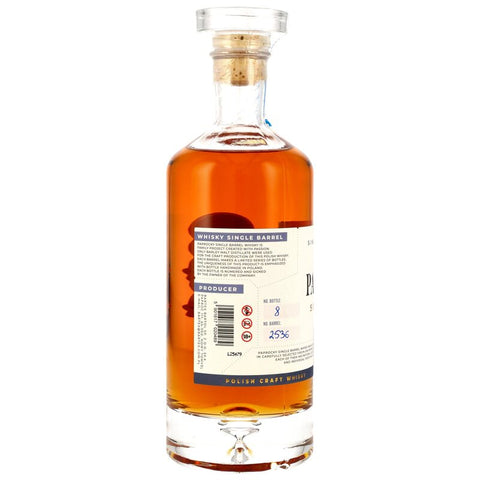 Paprocky Single Malt Whisky  - Virgin Oak Single Barrel #2536
