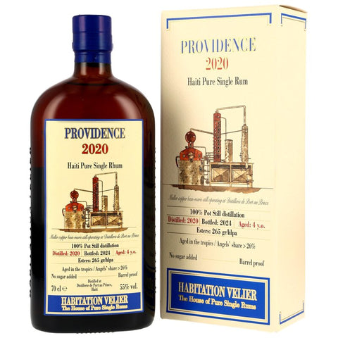 Providence 2020/2024 - 4 ans - Rhum pur haïtien - Habitation Velier