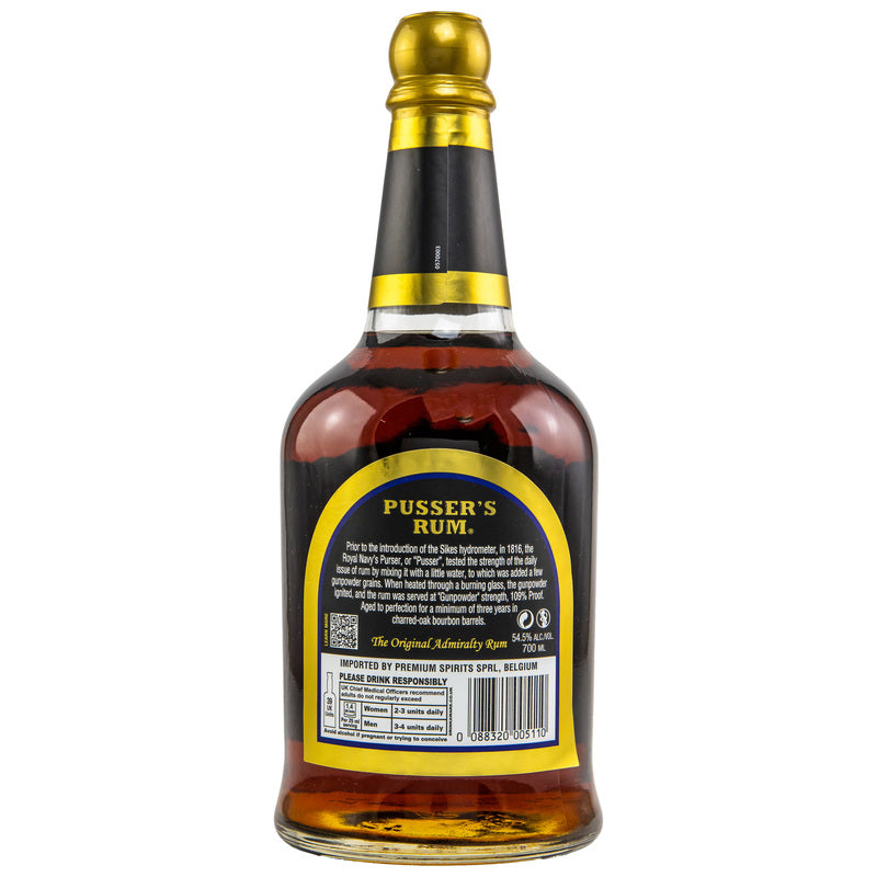 Pussers Rum Gunpowder Proof (Black Label)