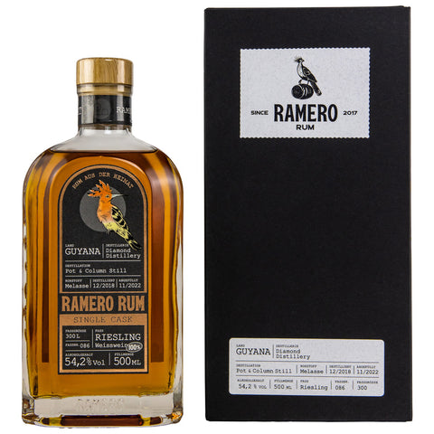 RAMERO Rum 2018/2022 - 4 yo - Single Cask Riesling