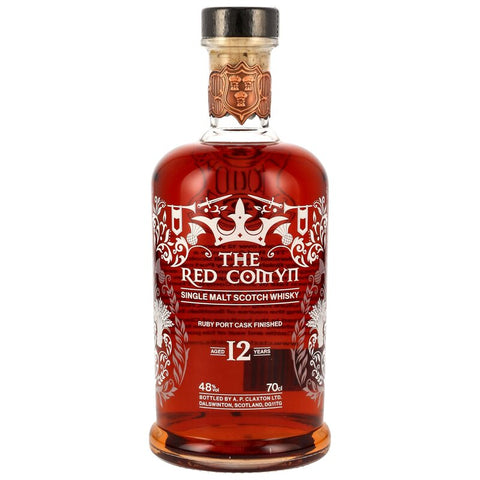 Red Comyn 12 y.o. Single Malt Scotch Whisky - Ruby Port Cask Finish - (Claxtons)