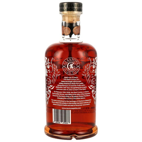 Red Comyn 12 y.o. Single Malt Scotch Whisky - Ruby Port Cask Finish - (Claxtons)