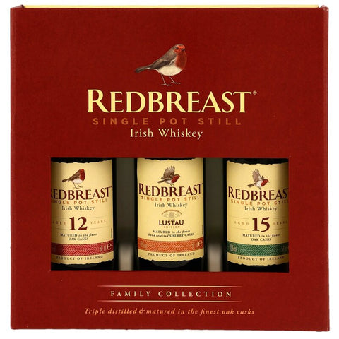 Redbreast Family Collection Miniaturen 3x0,05l (12yo/15yo/Lustau)
