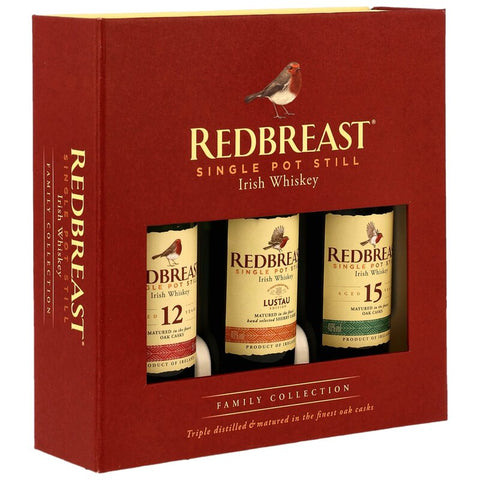 Redbreast Family Collection Miniaturen 3x0,05l (12yo/15yo/Lustau)