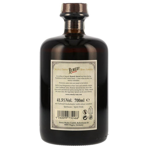Remedy Spiced Rum New Equipment