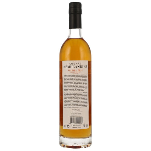 Remi Landier Special Pale Single Barrel Lot 2012