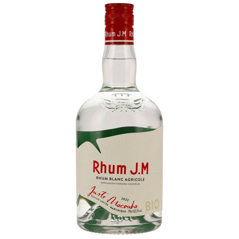 Rhum JM Blanc Agricole Juste Macouba ORGANIC