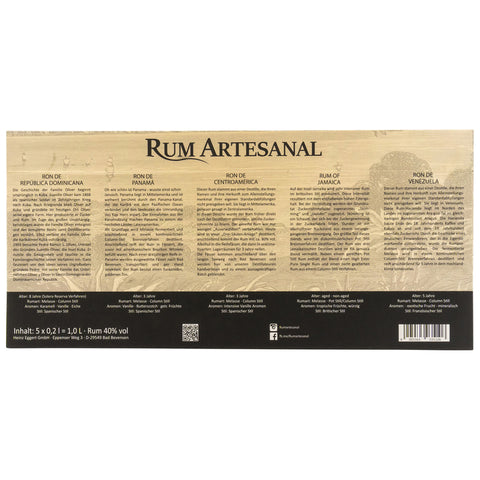 Collection Rhum - Rhum Artesanal 5x0.2l