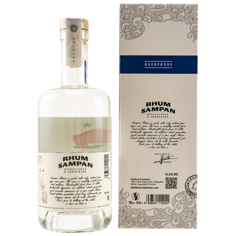 SAMPAN Classic White Rum 54% (Vietnam)