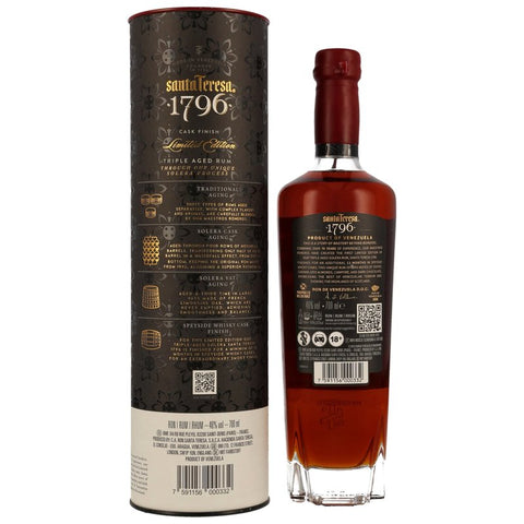 Santa Teresa 1796 Antiguo de Solera - Speyside Whisky Cask Finish
