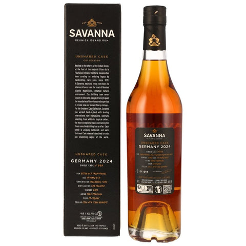 Savanna Rhum 2013/2024 - 10 y.o. Cognac Cask #778 - Germany - Auktion