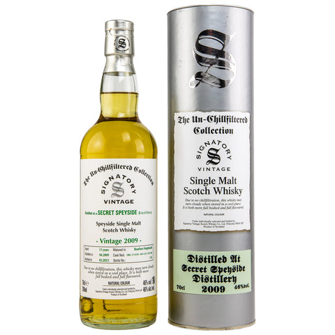 Secret Speyside 2009/2023 Sig un-chill #DRU17/A195-149/-152/-178/-180