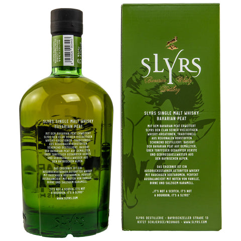 Tourbe bavaroise single malt Slyrs