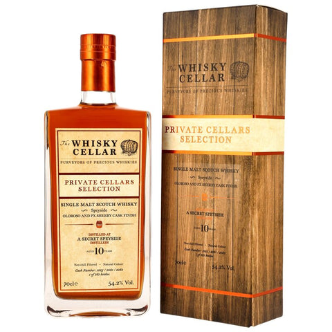Speyside 10 y.o. -  Oloroso & PX Casks Finish #1025, 2081, 2082 (The Whisky Cellar)