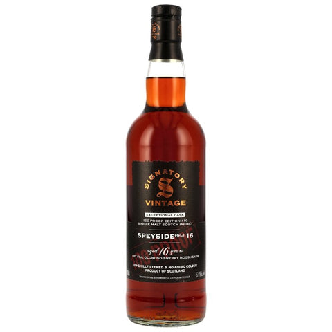 Speyside (GL) - 16 y.o. - Signatory 100 PROOF Exceptional Cask Edition #10